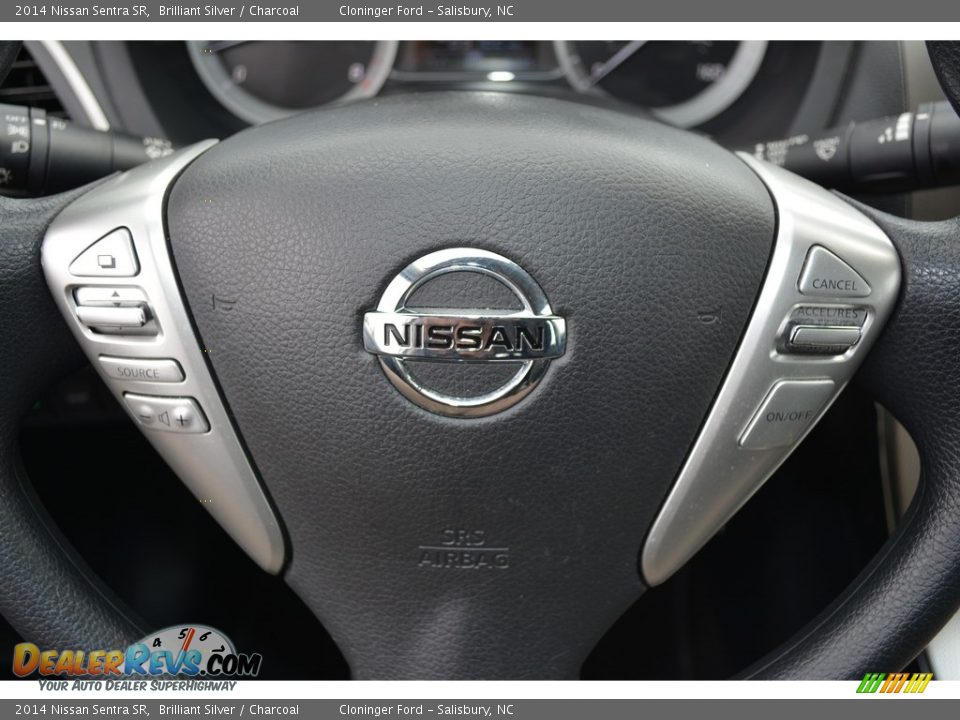 2014 Nissan Sentra SR Brilliant Silver / Charcoal Photo #18
