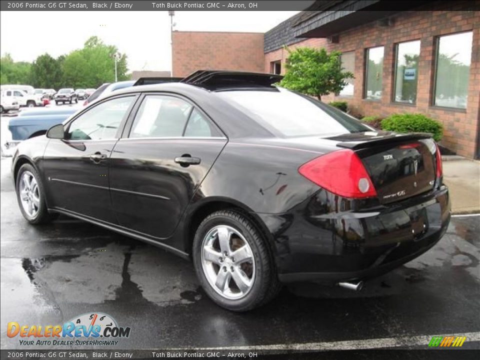 2006 Pontiac G6 GT Sedan Black / Ebony Photo #3