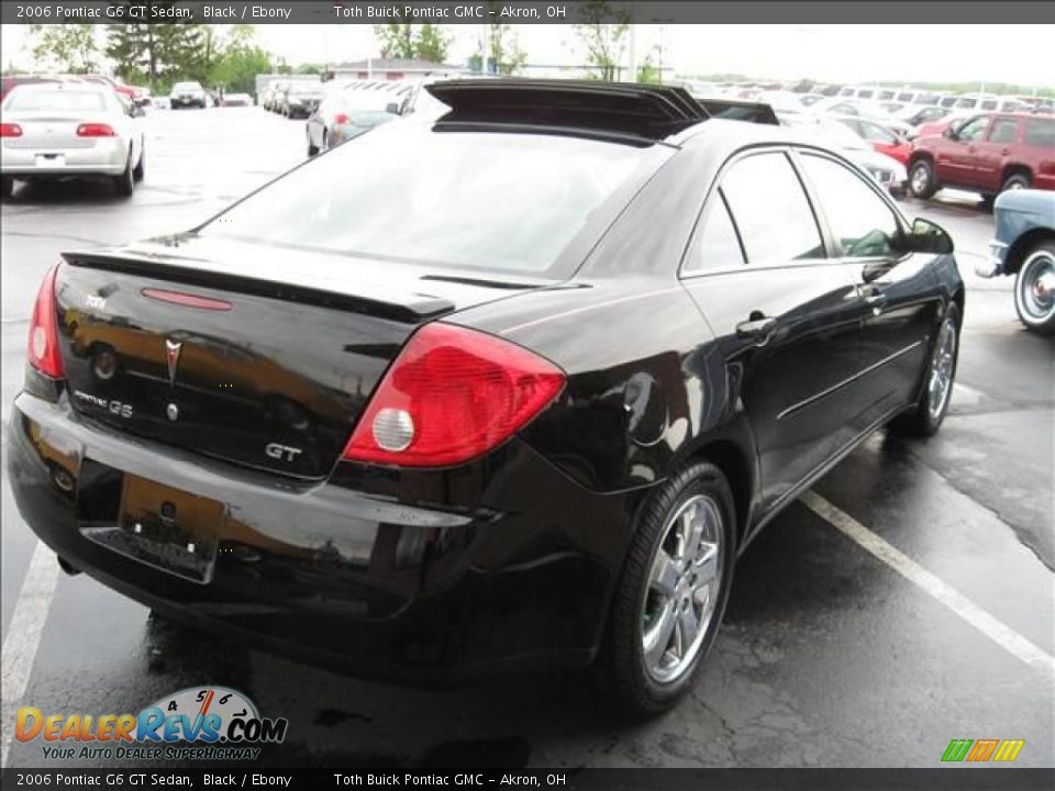 2006 Pontiac G6 GT Sedan Black / Ebony Photo #4