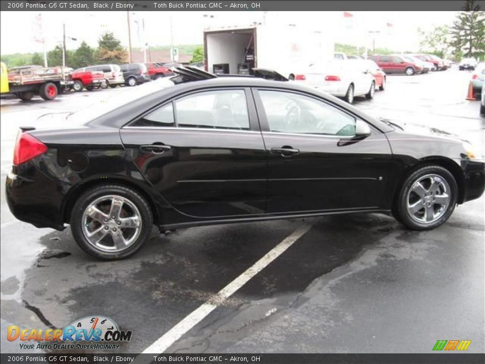 2006 Pontiac G6 GT Sedan Black / Ebony Photo #5