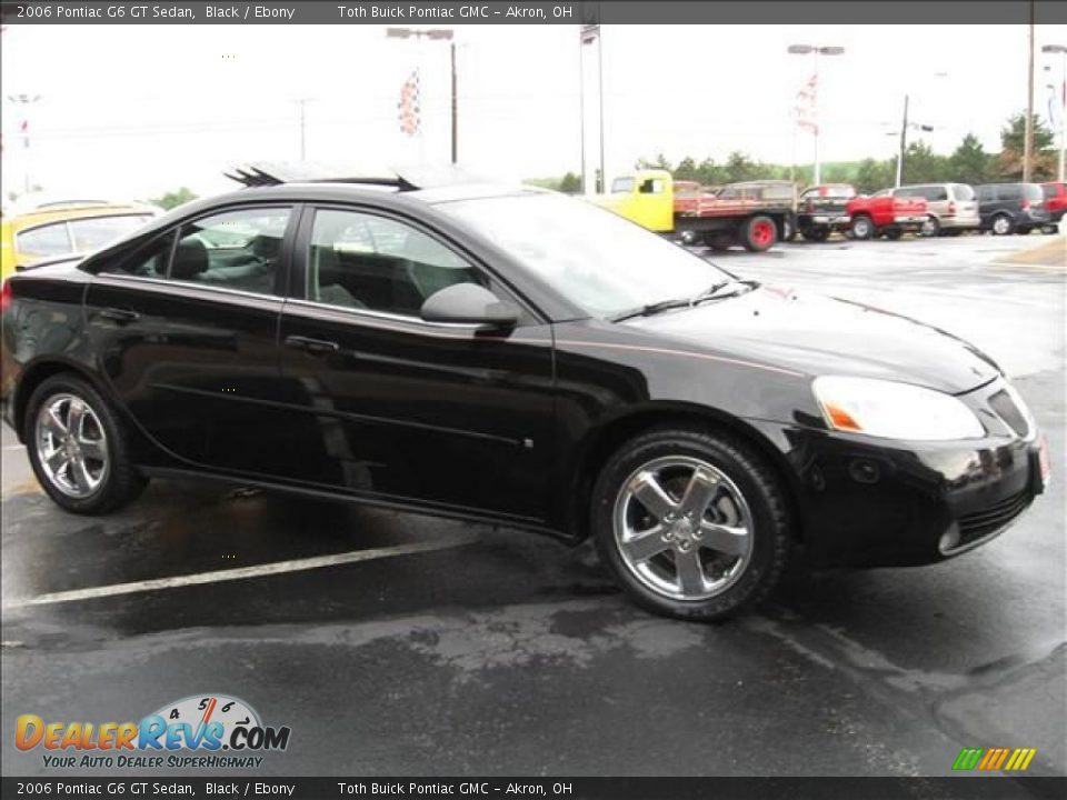 2006 Pontiac G6 GT Sedan Black / Ebony Photo #6