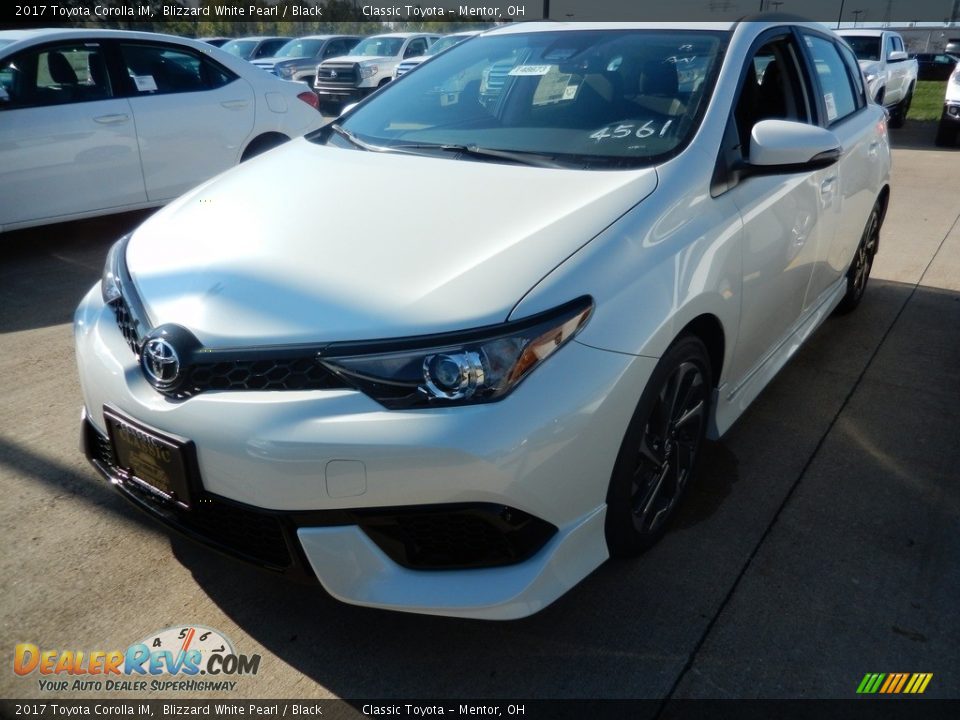 2017 Toyota Corolla iM Blizzard White Pearl / Black Photo #1