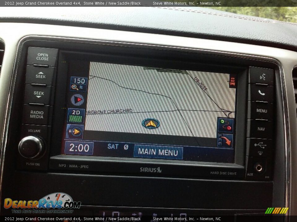2012 Jeep Grand Cherokee Overland 4x4 Stone White / New Saddle/Black Photo #20