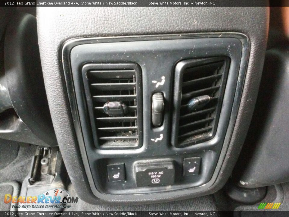 2012 Jeep Grand Cherokee Overland 4x4 Stone White / New Saddle/Black Photo #26