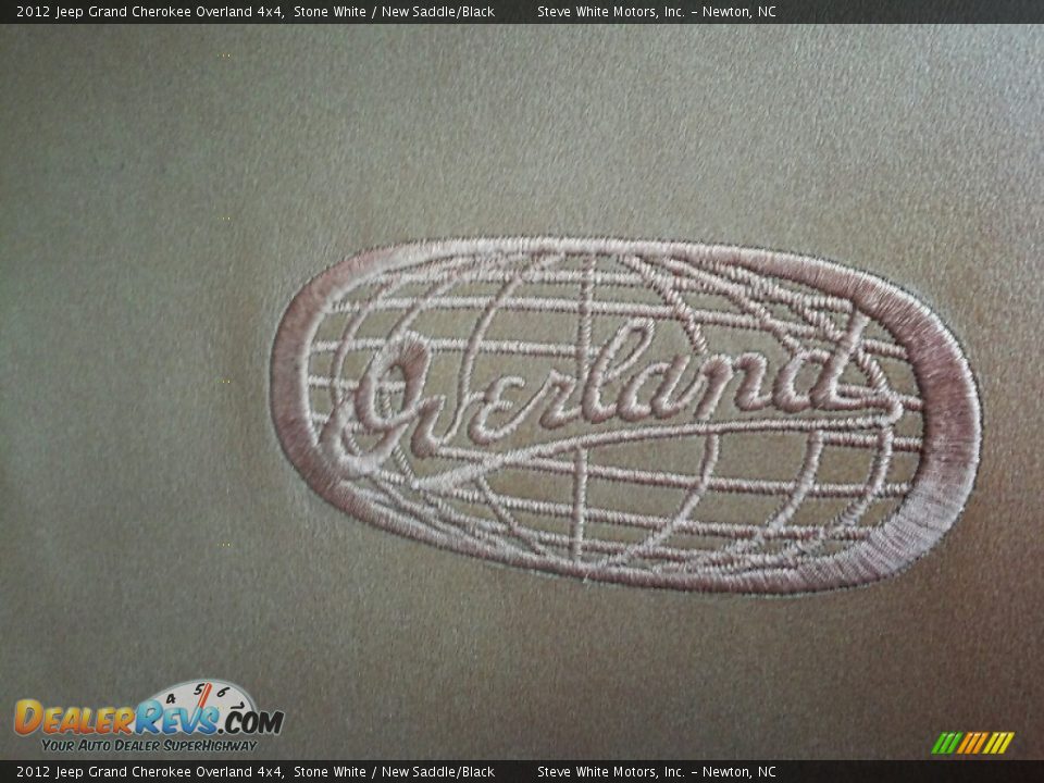 2012 Jeep Grand Cherokee Overland 4x4 Stone White / New Saddle/Black Photo #28