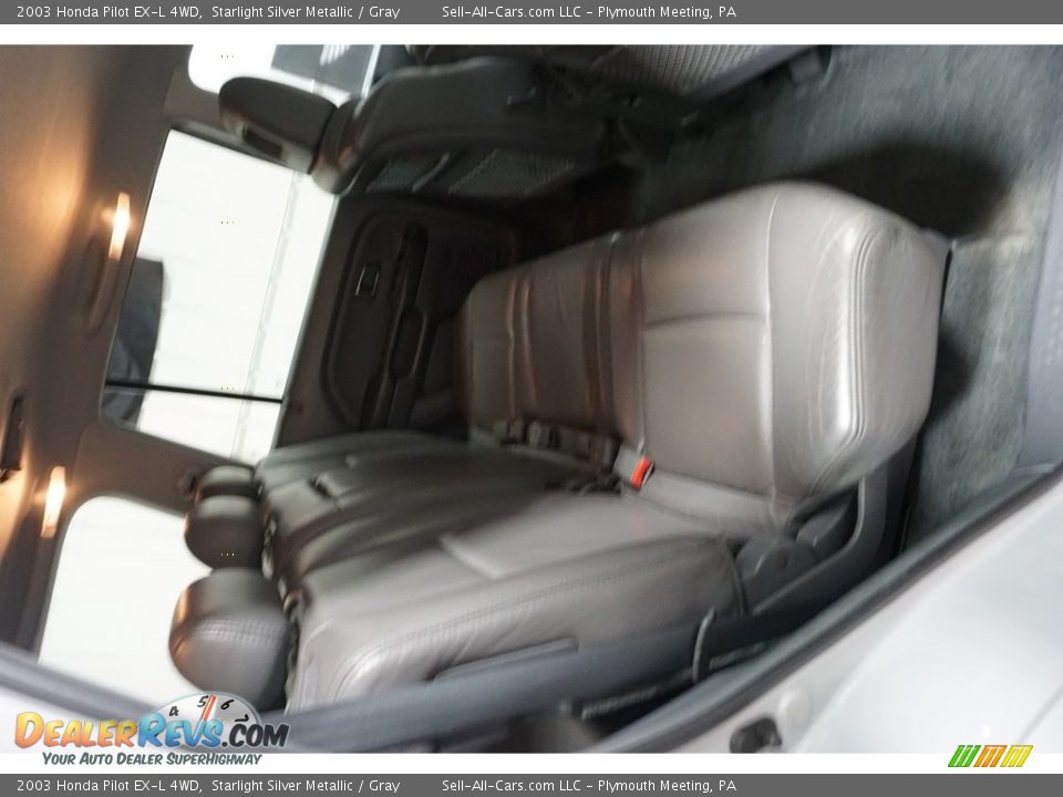 2003 Honda Pilot EX-L 4WD Starlight Silver Metallic / Gray Photo #20