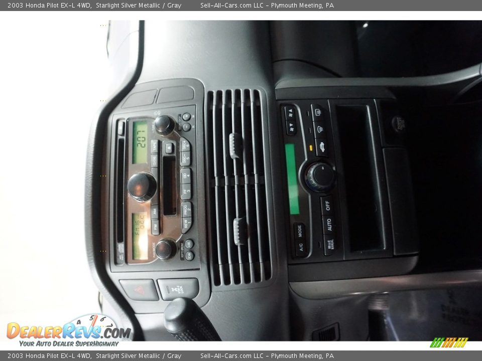2003 Honda Pilot EX-L 4WD Starlight Silver Metallic / Gray Photo #31