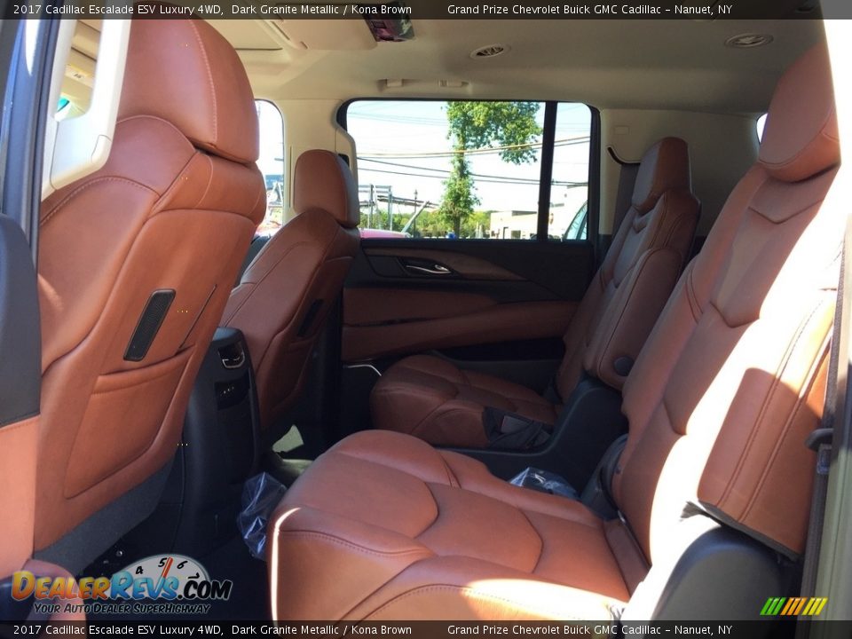 Rear Seat of 2017 Cadillac Escalade ESV Luxury 4WD Photo #7