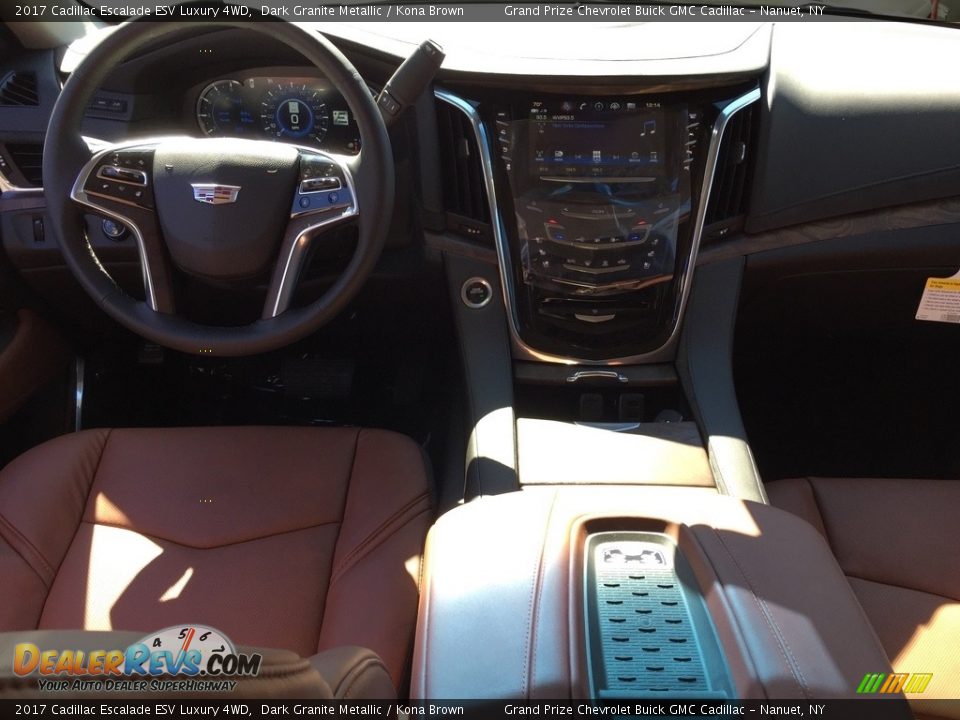 Front Seat of 2017 Cadillac Escalade ESV Luxury 4WD Photo #8