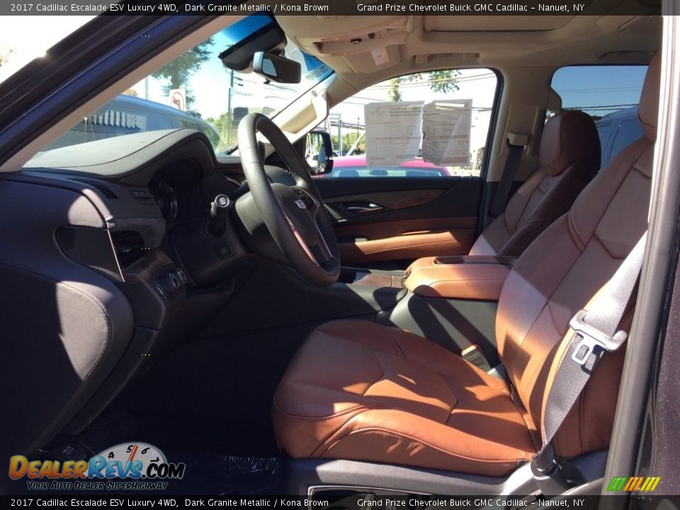 Front Seat of 2017 Cadillac Escalade ESV Luxury 4WD Photo #9