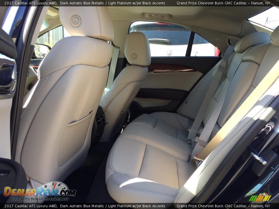 Rear Seat of 2017 Cadillac ATS Luxury AWD Photo #7