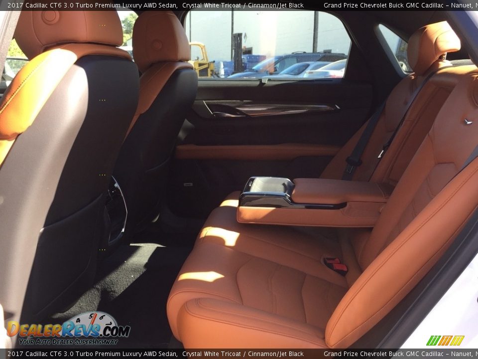 2017 Cadillac CT6 3.0 Turbo Premium Luxury AWD Sedan Crystal White Tricoat / Cinnamon/Jet Black Photo #7