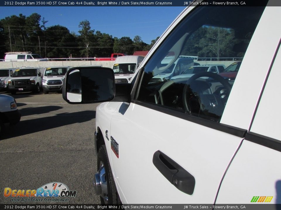2012 Dodge Ram 3500 HD ST Crew Cab 4x4 Dually Bright White / Dark Slate/Medium Graystone Photo #16