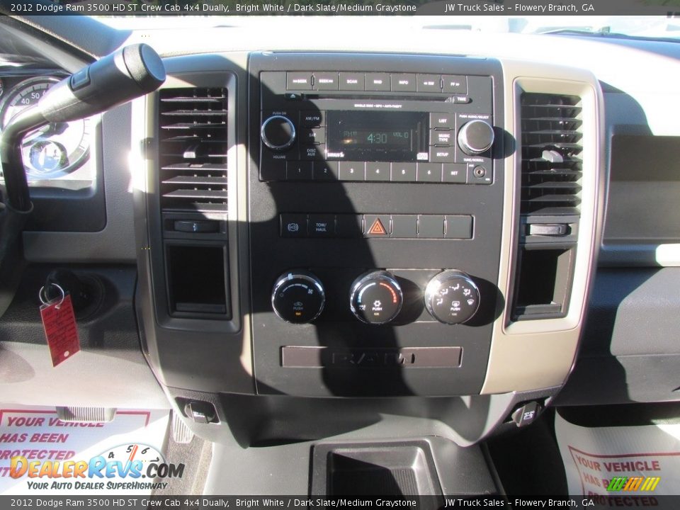 2012 Dodge Ram 3500 HD ST Crew Cab 4x4 Dually Bright White / Dark Slate/Medium Graystone Photo #24