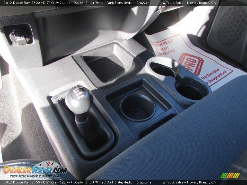 2012 Dodge Ram 3500 HD ST Crew Cab 4x4 Dually Bright White / Dark Slate/Medium Graystone Photo #25