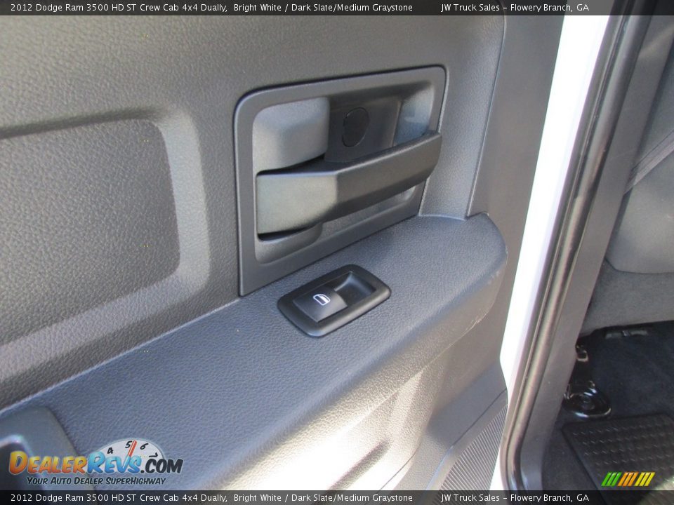 2012 Dodge Ram 3500 HD ST Crew Cab 4x4 Dually Bright White / Dark Slate/Medium Graystone Photo #29