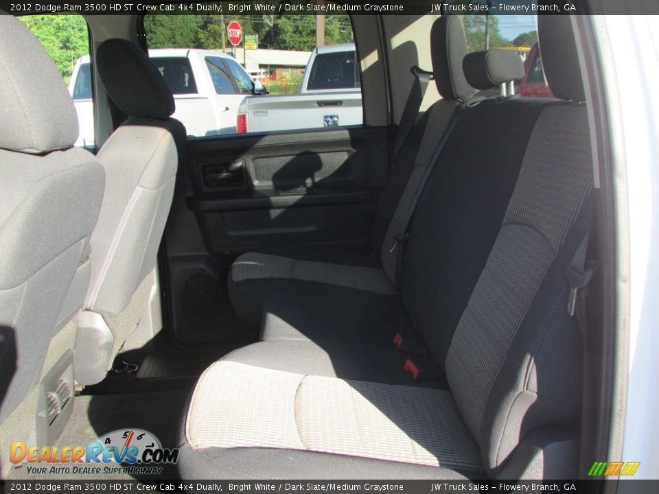 2012 Dodge Ram 3500 HD ST Crew Cab 4x4 Dually Bright White / Dark Slate/Medium Graystone Photo #30