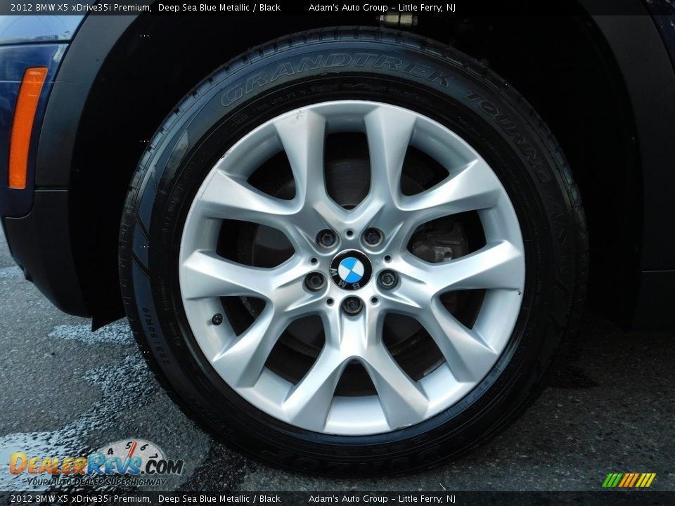 2012 BMW X5 xDrive35i Premium Deep Sea Blue Metallic / Black Photo #9