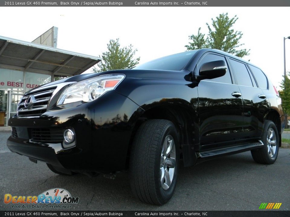 2011 Lexus GX 460 Premium Black Onyx / Sepia/Auburn Bubinga Photo #6