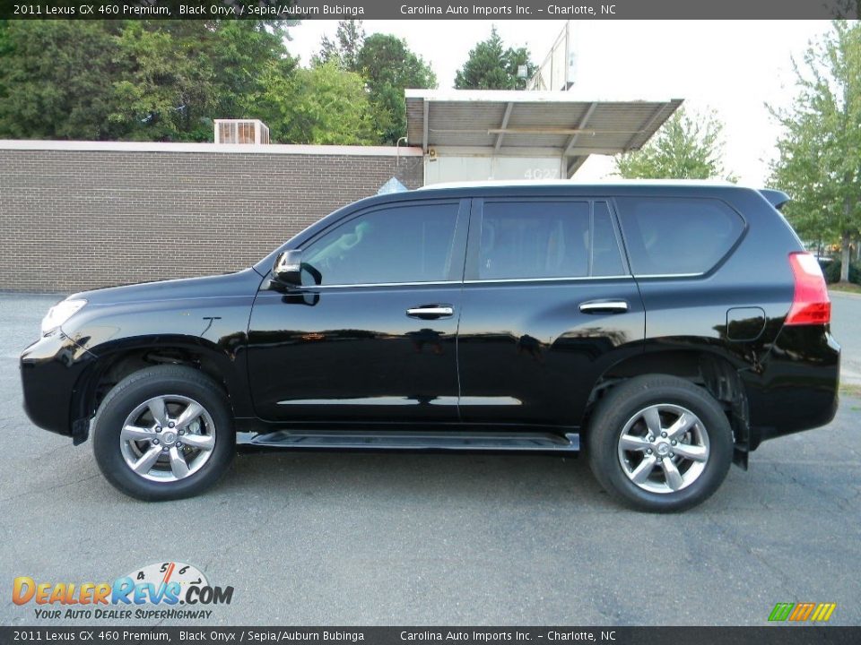 2011 Lexus GX 460 Premium Black Onyx / Sepia/Auburn Bubinga Photo #7