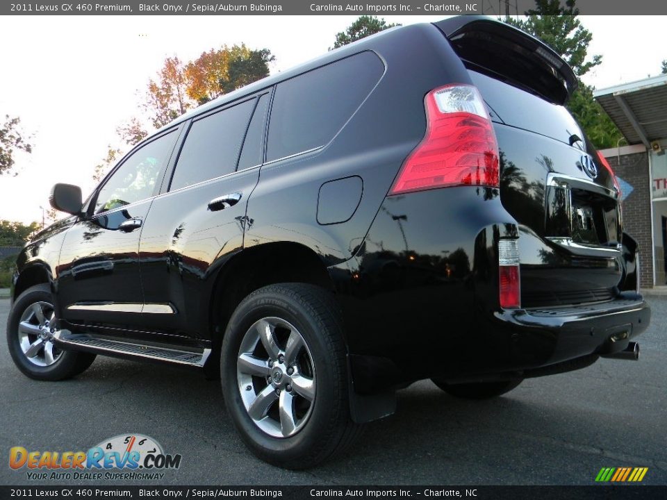 2011 Lexus GX 460 Premium Black Onyx / Sepia/Auburn Bubinga Photo #8