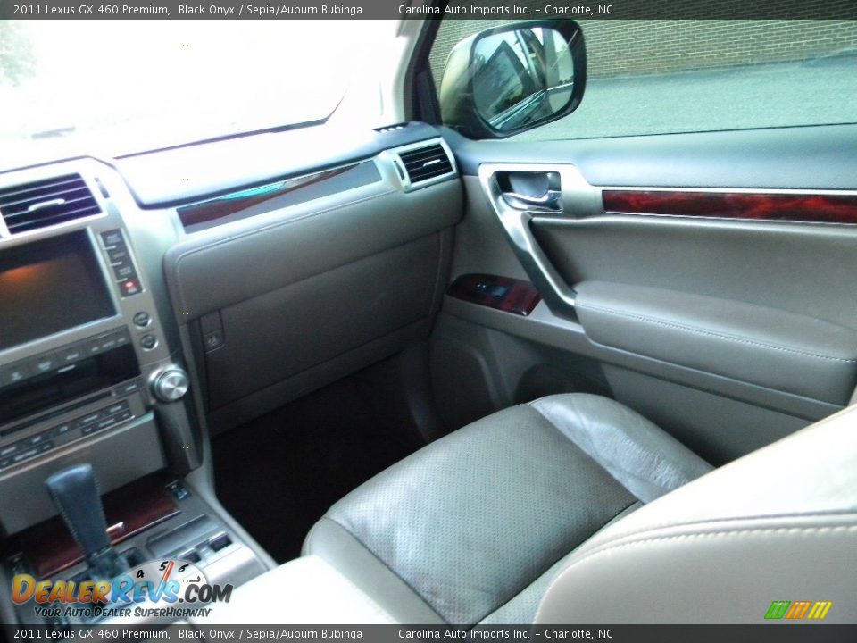 2011 Lexus GX 460 Premium Black Onyx / Sepia/Auburn Bubinga Photo #14