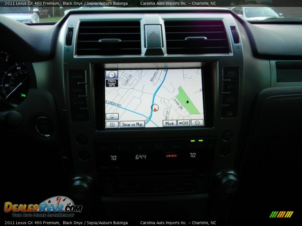 2011 Lexus GX 460 Premium Black Onyx / Sepia/Auburn Bubinga Photo #15