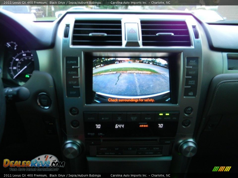 2011 Lexus GX 460 Premium Black Onyx / Sepia/Auburn Bubinga Photo #16