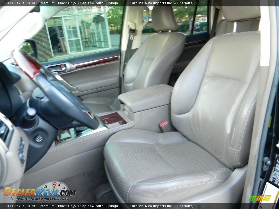 2011 Lexus GX 460 Premium Black Onyx / Sepia/Auburn Bubinga Photo #19