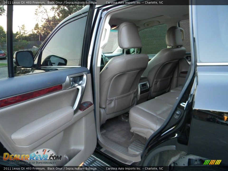 2011 Lexus GX 460 Premium Black Onyx / Sepia/Auburn Bubinga Photo #20