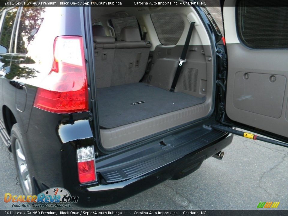 2011 Lexus GX 460 Premium Black Onyx / Sepia/Auburn Bubinga Photo #21