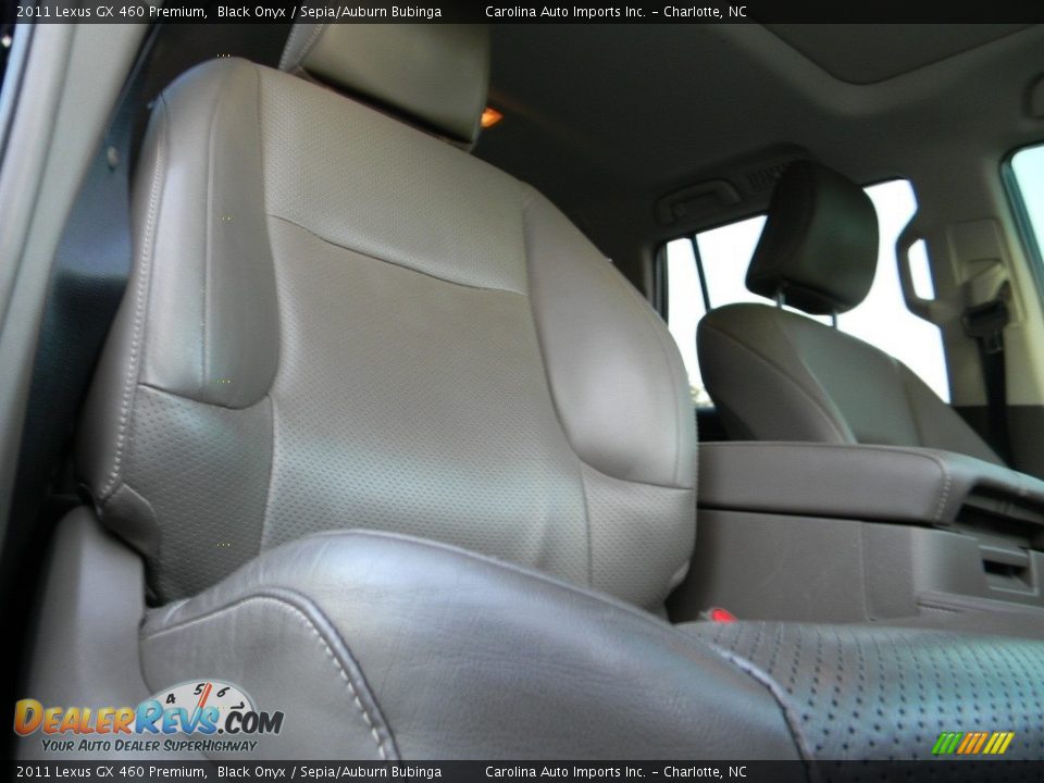 2011 Lexus GX 460 Premium Black Onyx / Sepia/Auburn Bubinga Photo #23