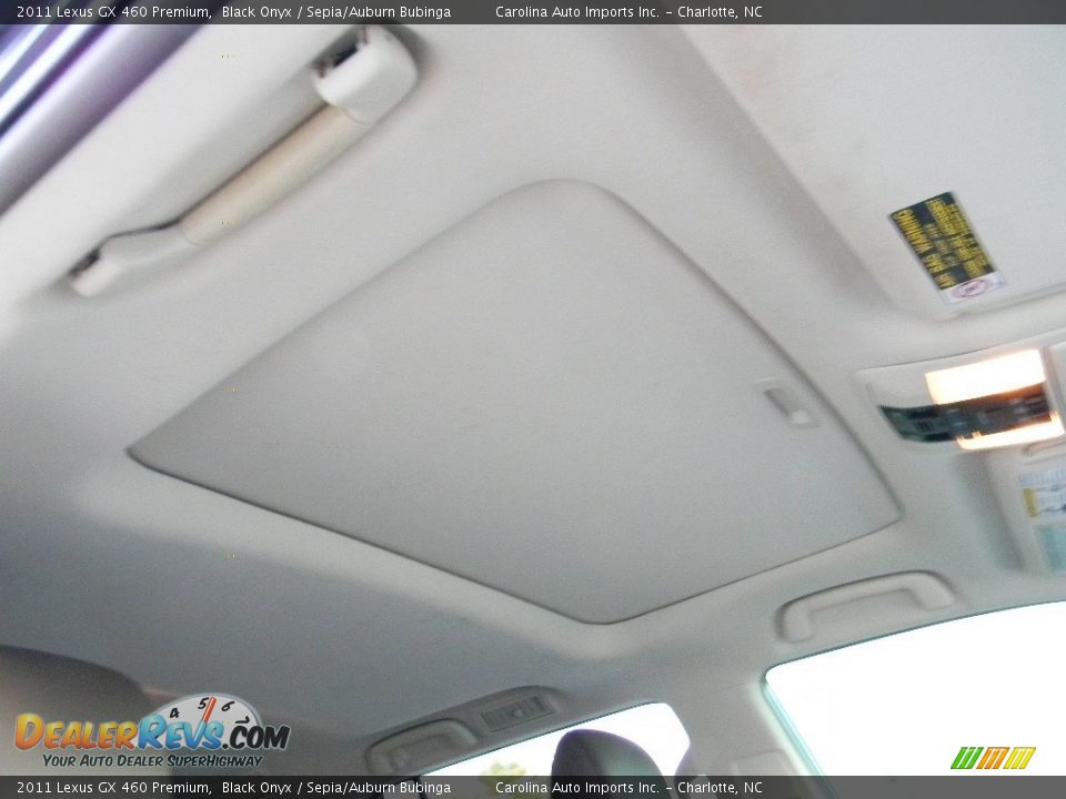 2011 Lexus GX 460 Premium Black Onyx / Sepia/Auburn Bubinga Photo #24