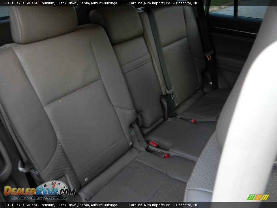 2011 Lexus GX 460 Premium Black Onyx / Sepia/Auburn Bubinga Photo #25