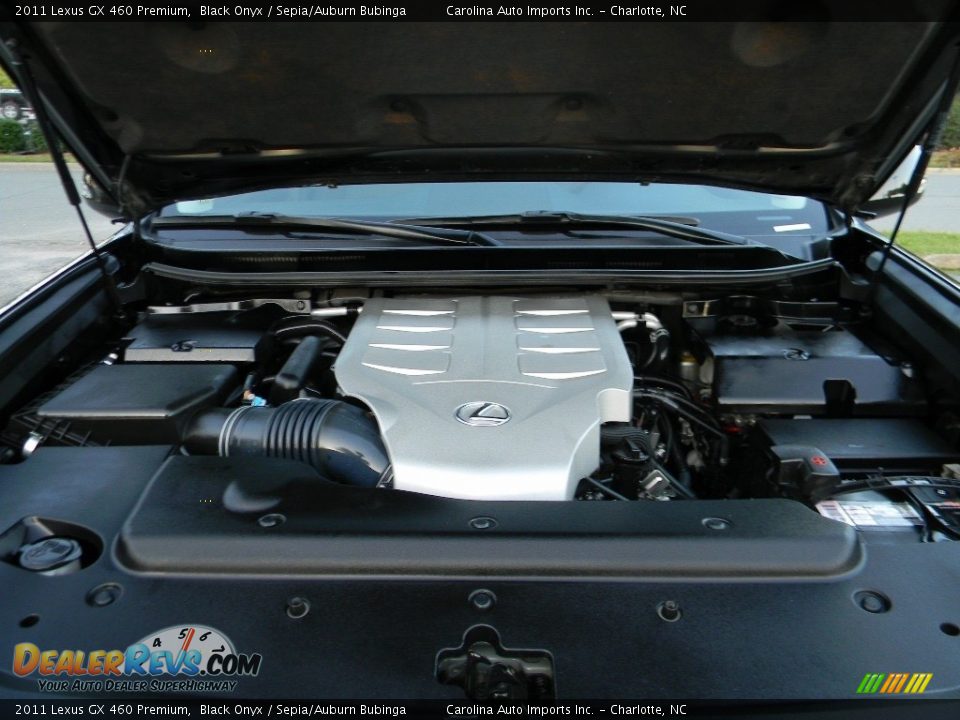2011 Lexus GX 460 Premium Black Onyx / Sepia/Auburn Bubinga Photo #26