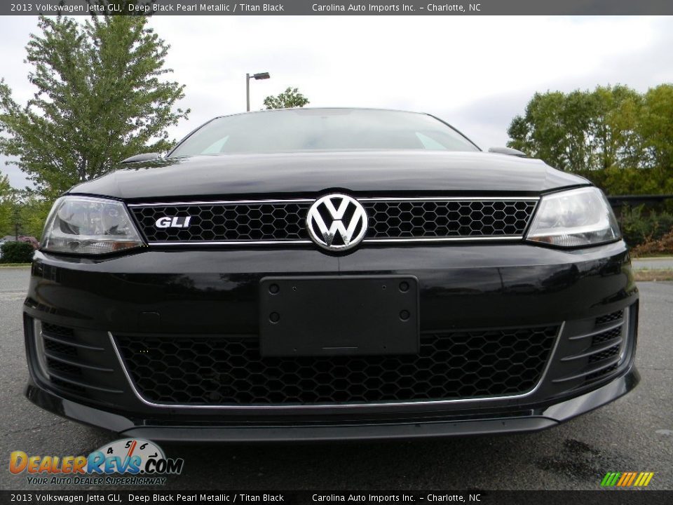 2013 Volkswagen Jetta GLI Deep Black Pearl Metallic / Titan Black Photo #4