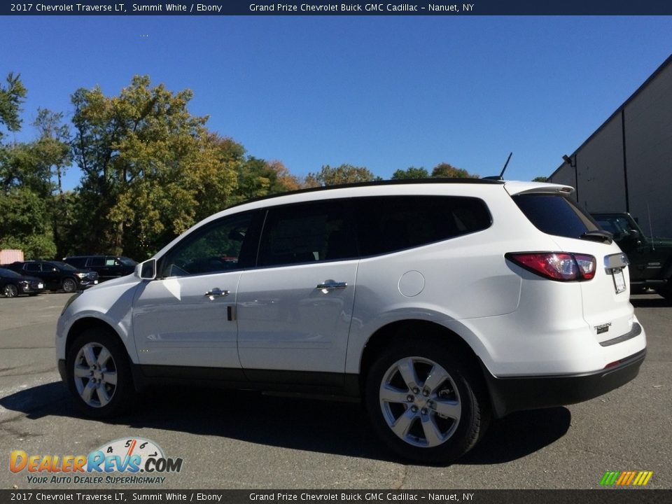 2017 Chevrolet Traverse LT Summit White / Ebony Photo #6
