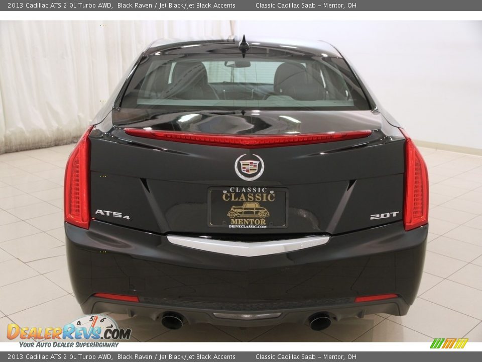 2013 Cadillac ATS 2.0L Turbo AWD Black Raven / Jet Black/Jet Black Accents Photo #15