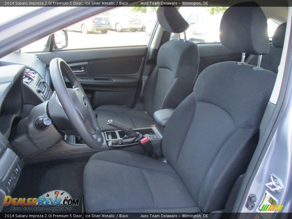 2014 Subaru Impreza 2.0i Premium 5 Door Ice Silver Metallic / Black Photo #10