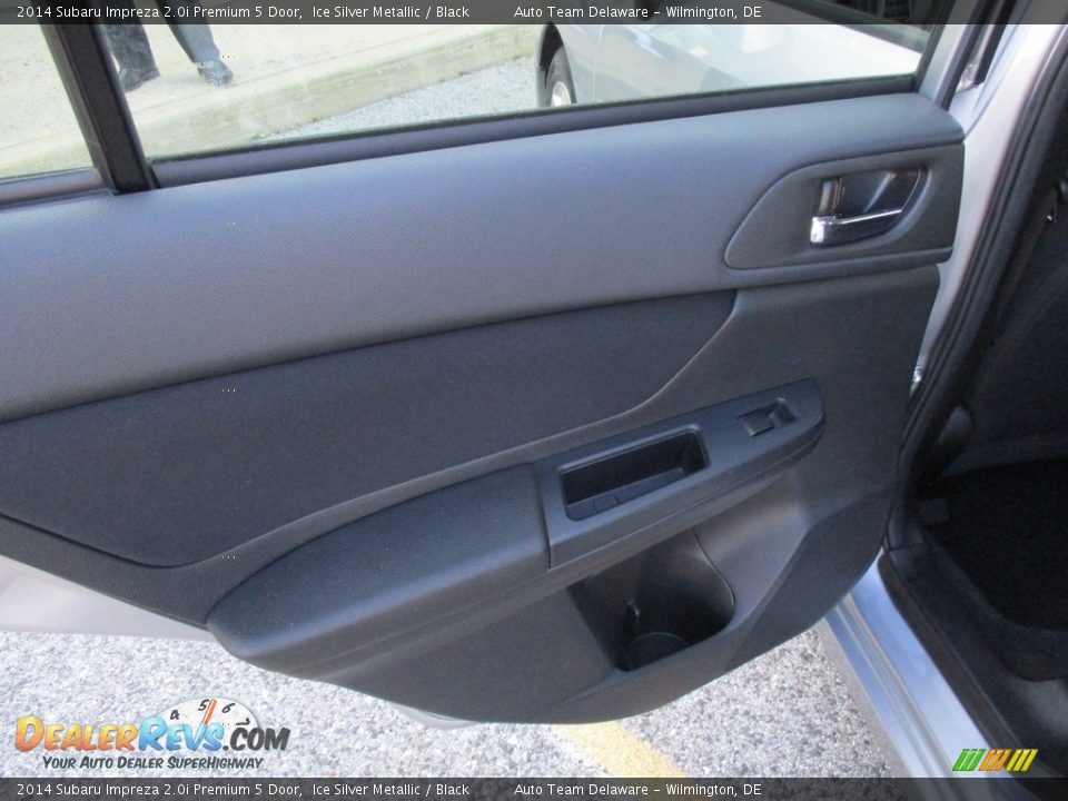 2014 Subaru Impreza 2.0i Premium 5 Door Ice Silver Metallic / Black Photo #22