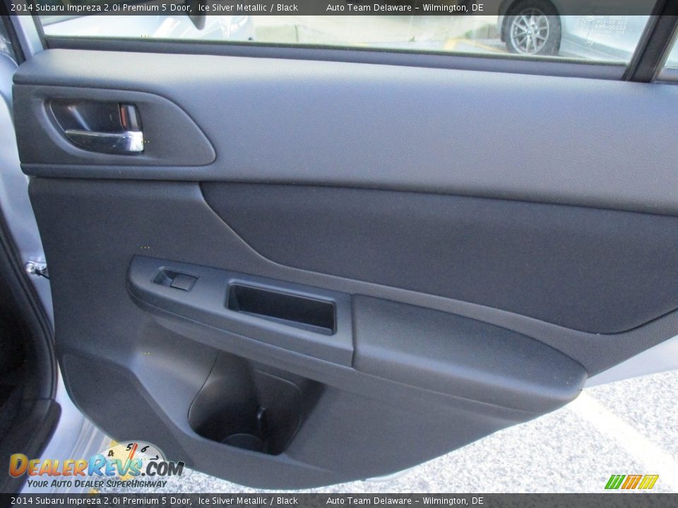 2014 Subaru Impreza 2.0i Premium 5 Door Ice Silver Metallic / Black Photo #23