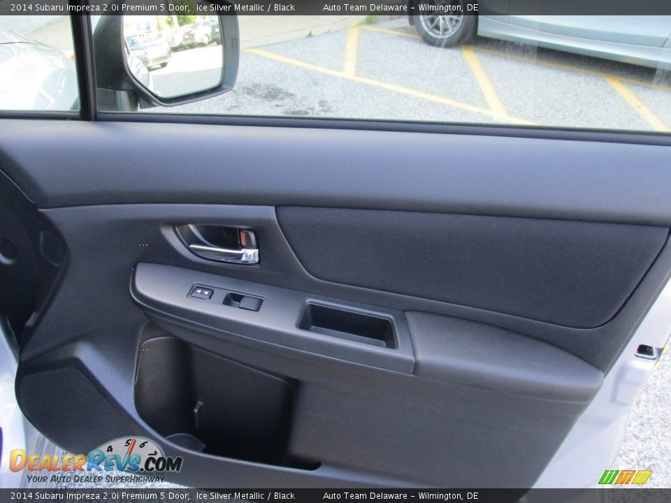 2014 Subaru Impreza 2.0i Premium 5 Door Ice Silver Metallic / Black Photo #24