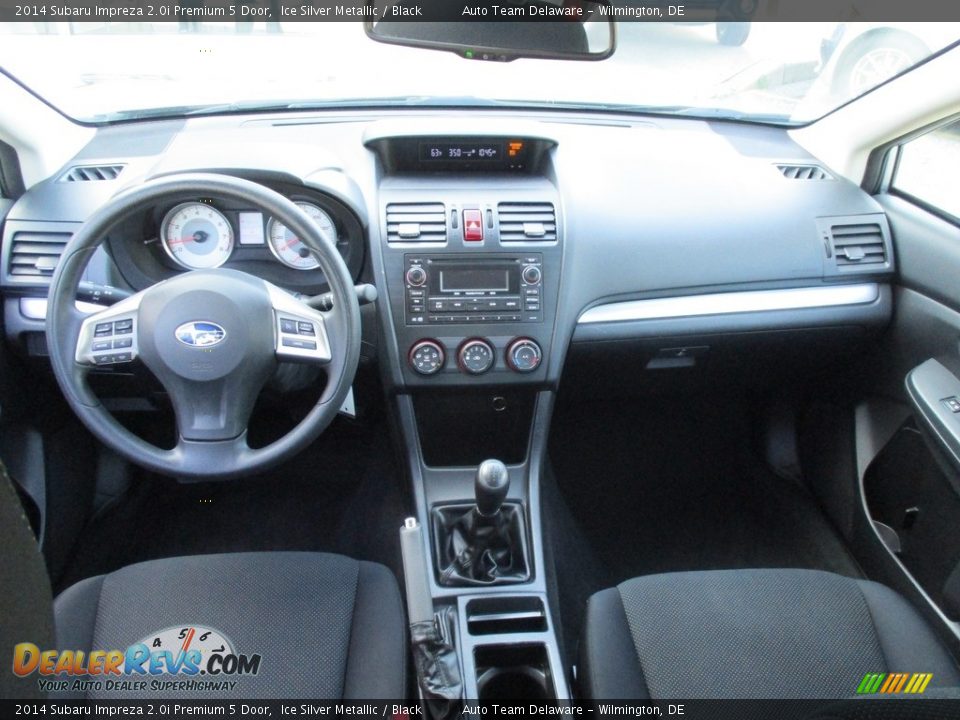 2014 Subaru Impreza 2.0i Premium 5 Door Ice Silver Metallic / Black Photo #25