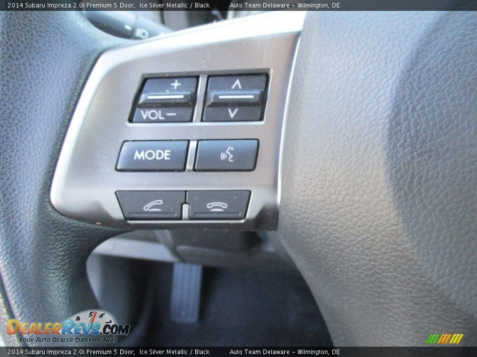 2014 Subaru Impreza 2.0i Premium 5 Door Ice Silver Metallic / Black Photo #27