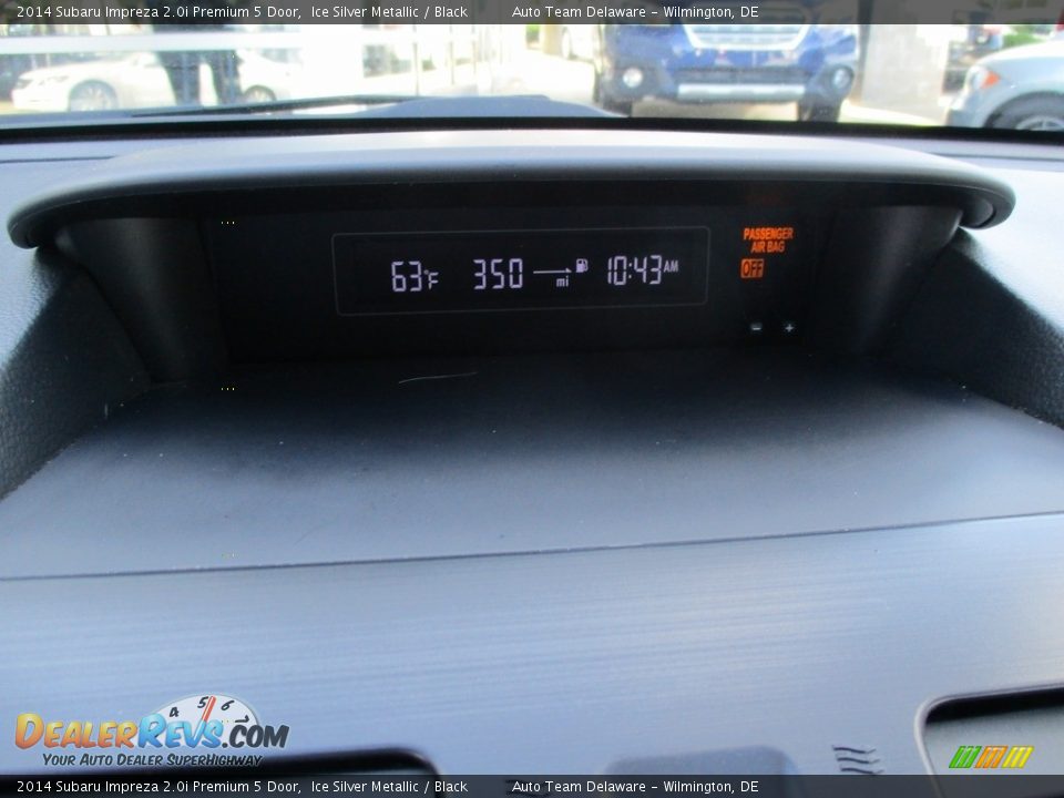 2014 Subaru Impreza 2.0i Premium 5 Door Ice Silver Metallic / Black Photo #29