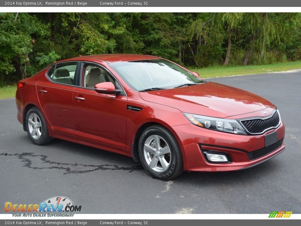 Front 3/4 View of 2014 Kia Optima LX Photo #1