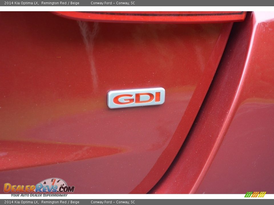 2014 Kia Optima LX Remington Red / Beige Photo #6
