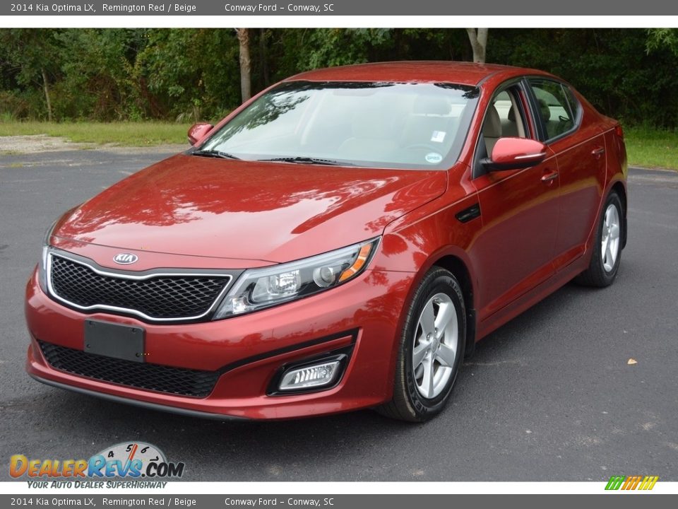 2014 Kia Optima LX Remington Red / Beige Photo #10