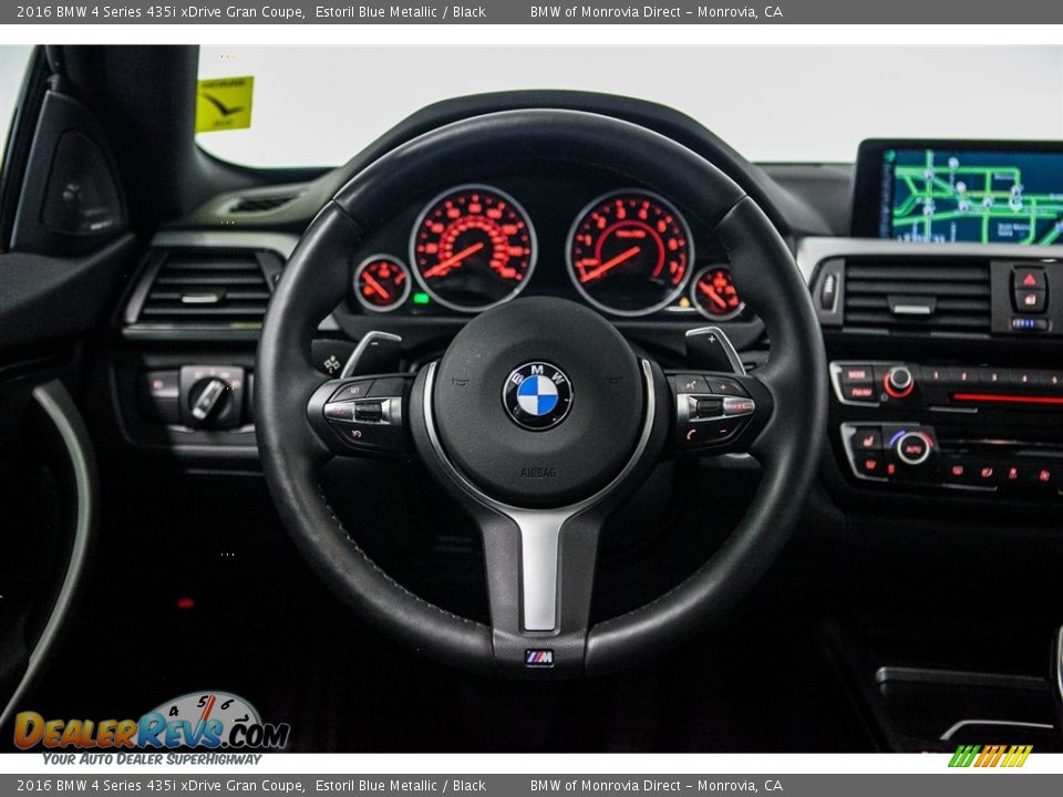 2016 BMW 4 Series 435i xDrive Gran Coupe Steering Wheel Photo #16