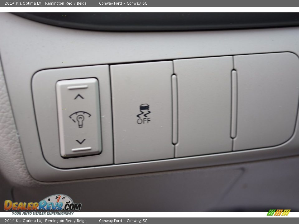 2014 Kia Optima LX Remington Red / Beige Photo #13